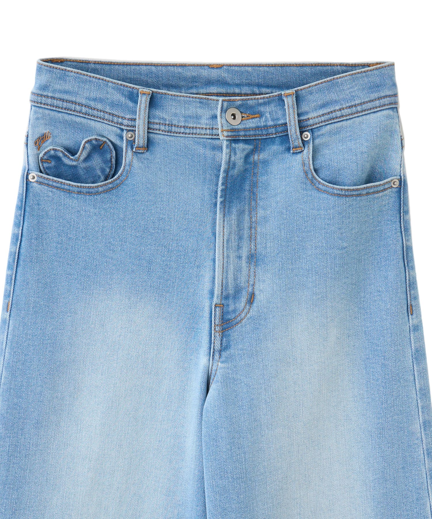 ハートポケットデニムワイドパンツ｜PETAL ONLINE（ペタルオンライン）