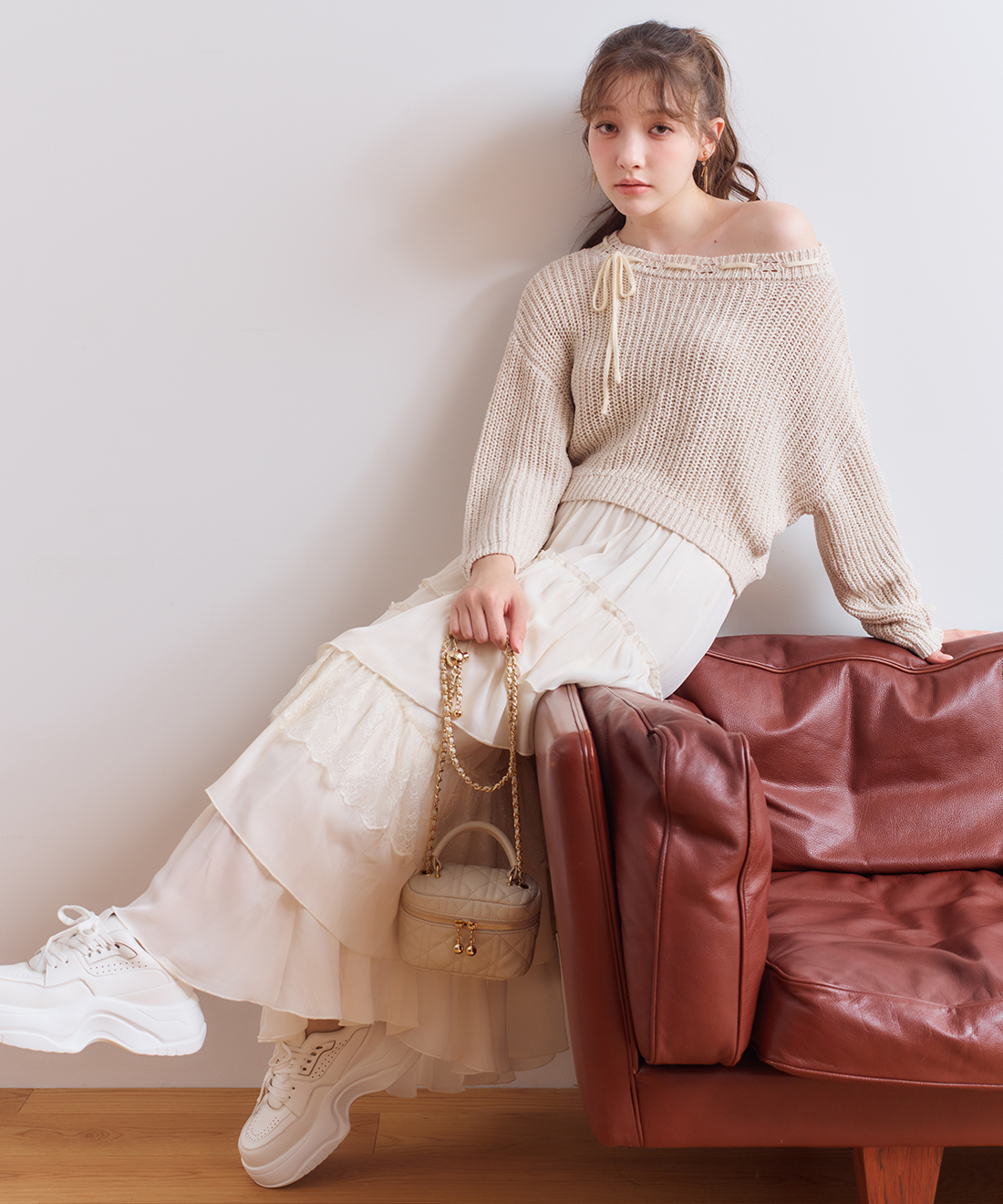 リリアンカラット　ティアードデザインスカート ティアードデザインスカート｜PETAL ONLINE（ペタルオンライン）