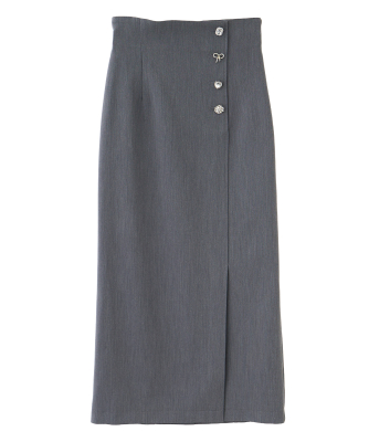 ビーズ装飾付き黒タイトスカートセット Sサイズ スカートスーツセット 夏 レディース タイト ミニ ビジネス 黒