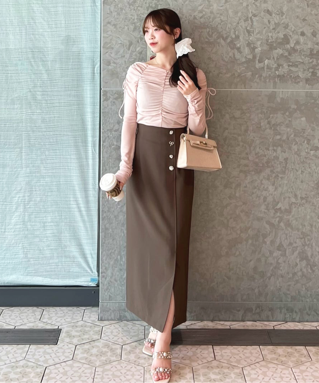 ほぼ新品　リリアンカラット　ロングスリットスカート♡ ほぼ新品 リリアンカラット ロングスリットスカート♡ Lillian
