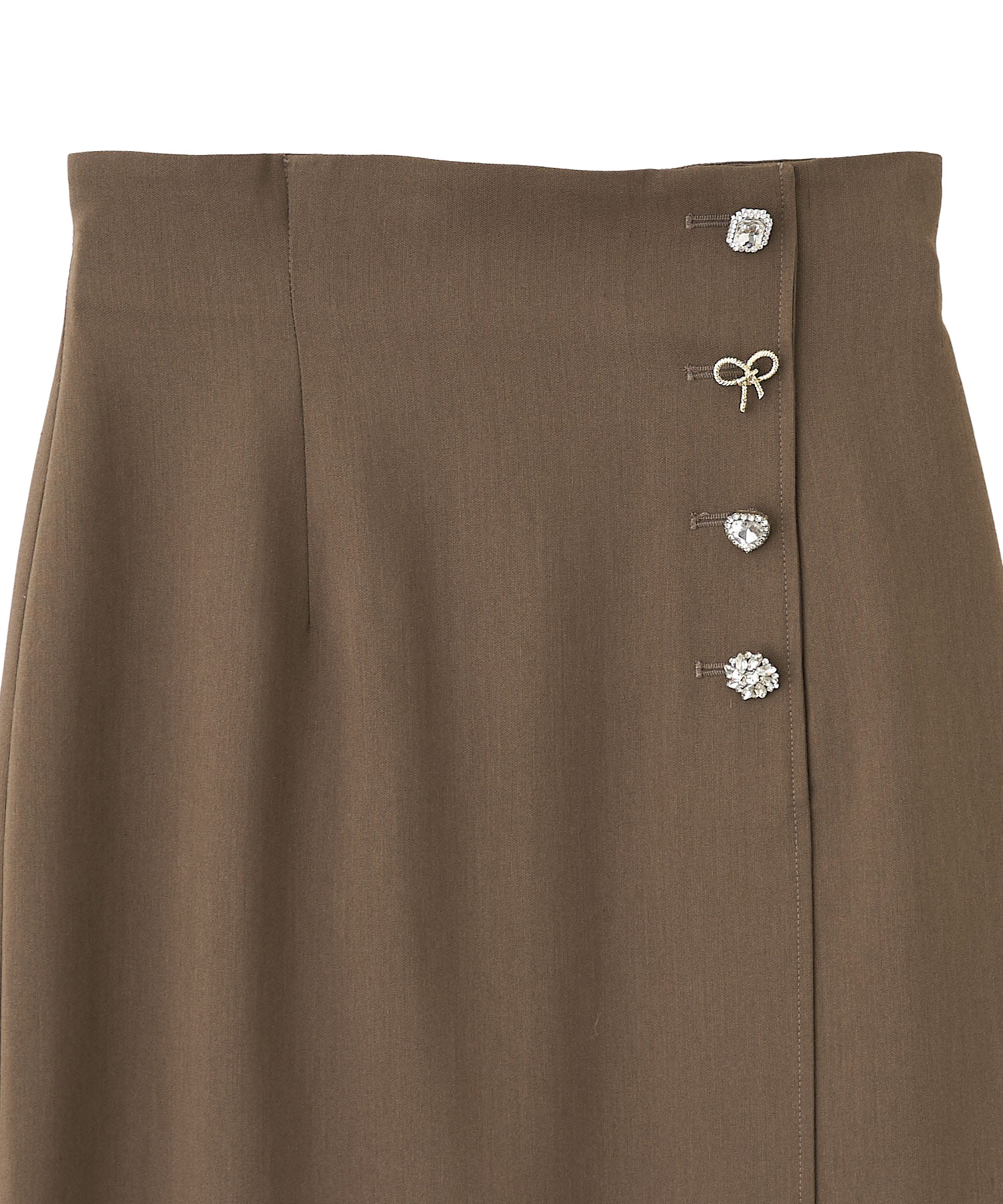 アソートビジューデザインタイトスカート｜PETAL ONLINE（ペタル