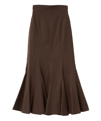 ボリュームヘムマーメイドスカート