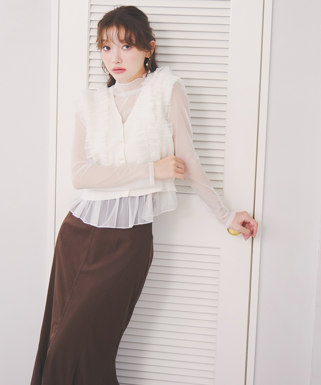 ボリュームヘムマーメイドスカート｜PETAL ONLINE（ペタルオンライン）