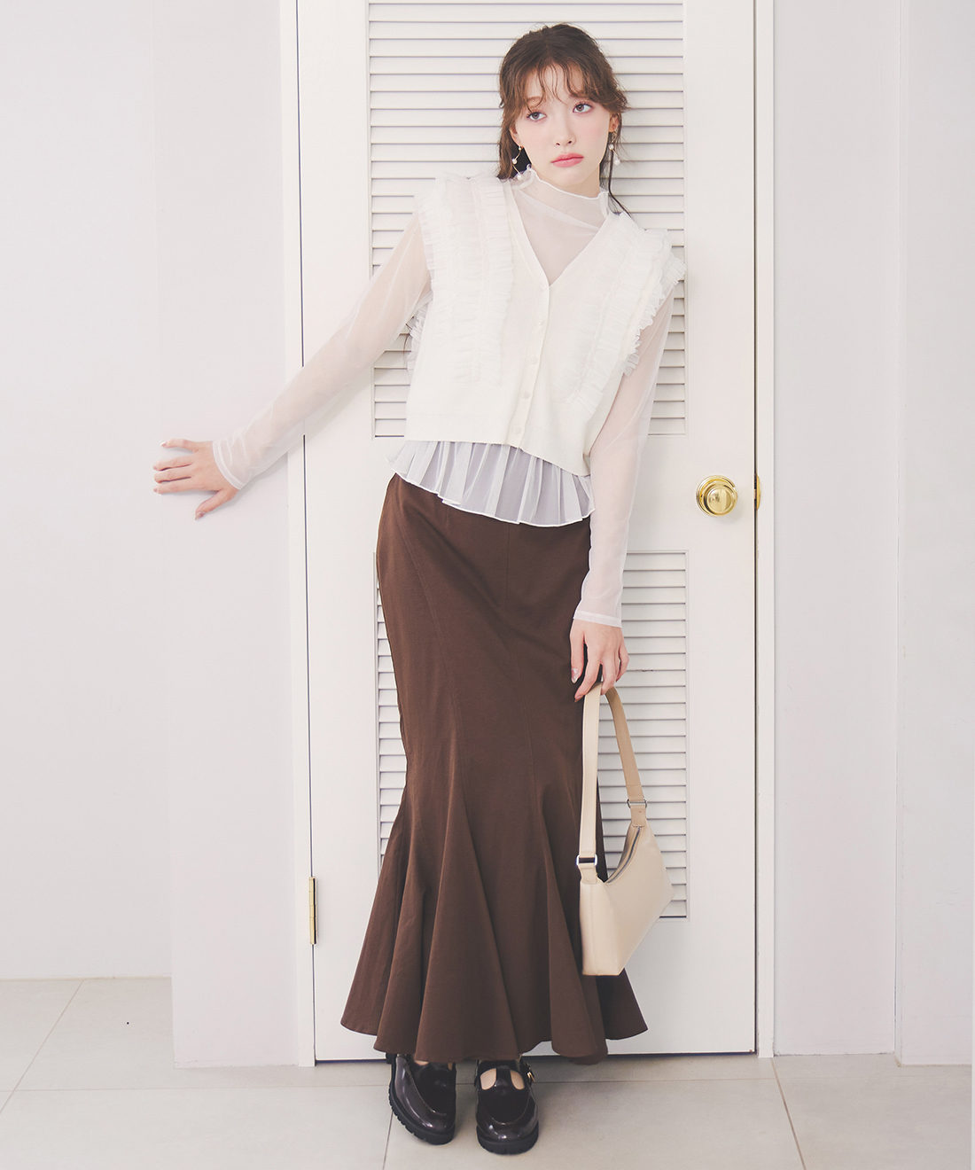 ボリュームヘムマーメイドスカート｜PETAL ONLINE（ペタルオンライン）