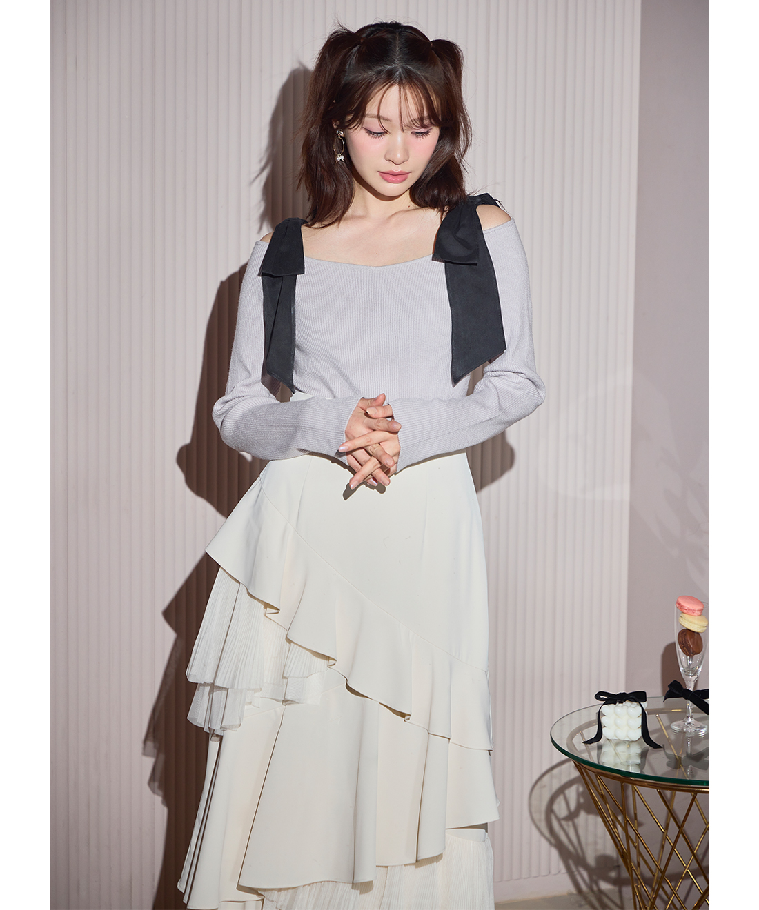 ハイウエストティアードスカート｜PETAL ONLINE（ペタルオンライン）