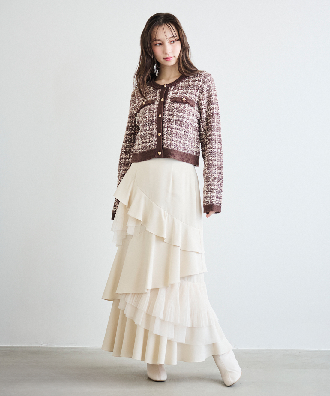 ハイウエストティアードスカート｜PETAL ONLINE（ペタルオンライン）