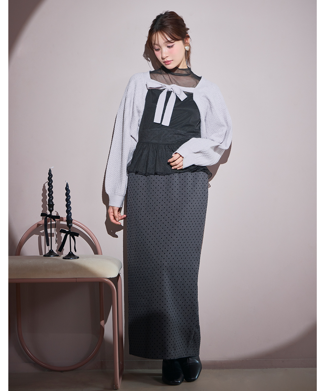 美品✨シャネル ココボタン　タイトスカート デニム ロング スリット 36 シャネル(CHANEL)シャネル ココマーク スカート 衣料品 ボトムス