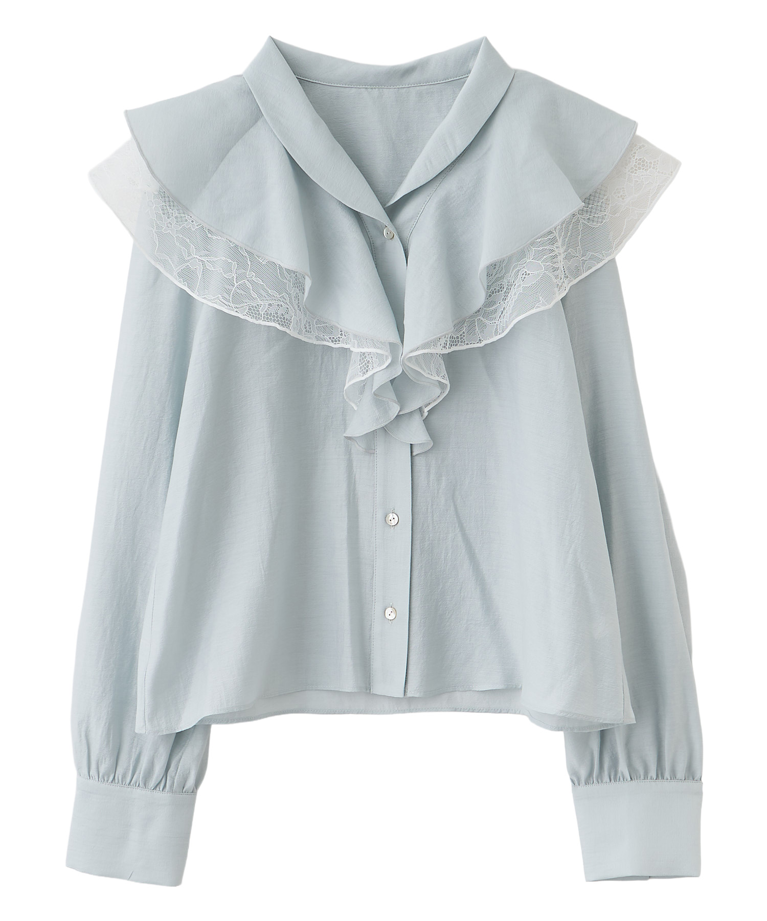 ショールカラーフリルブラウス｜PETAL ONLINE（ペタルオンライン）