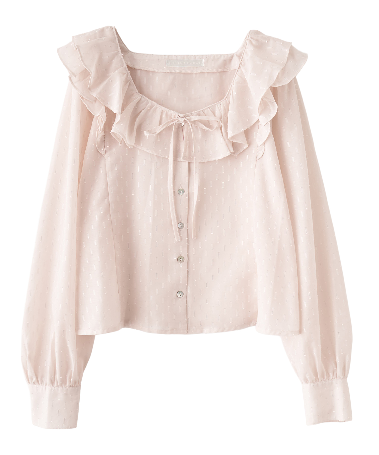 LILLIAN CARAT フリルペプラムシャツ フリルペプラムシャツ｜PETAL ONLINE（ペタルオンライン）