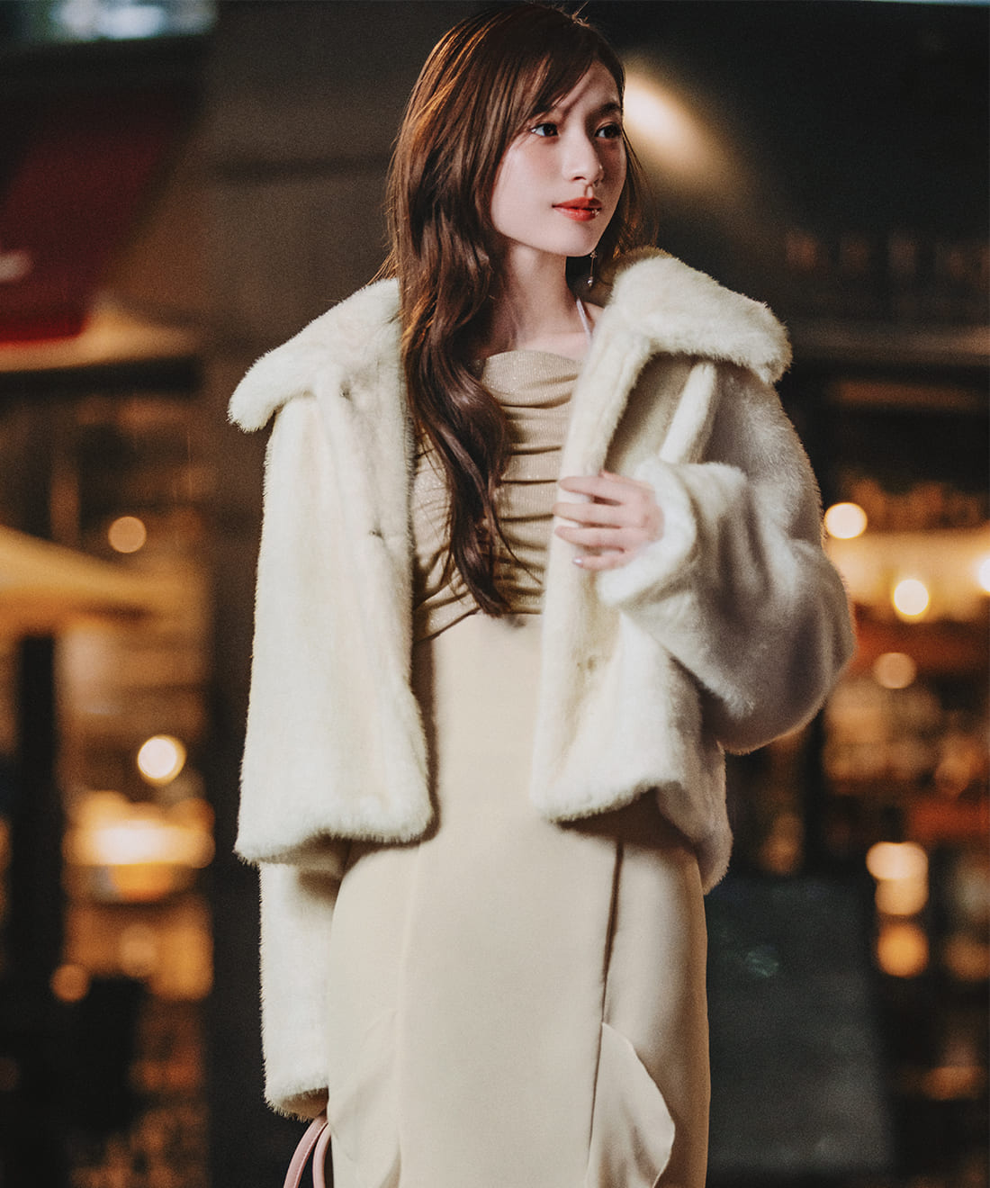 フェイクファーショートコート｜PETAL ONLINE（ペタルオンライン）