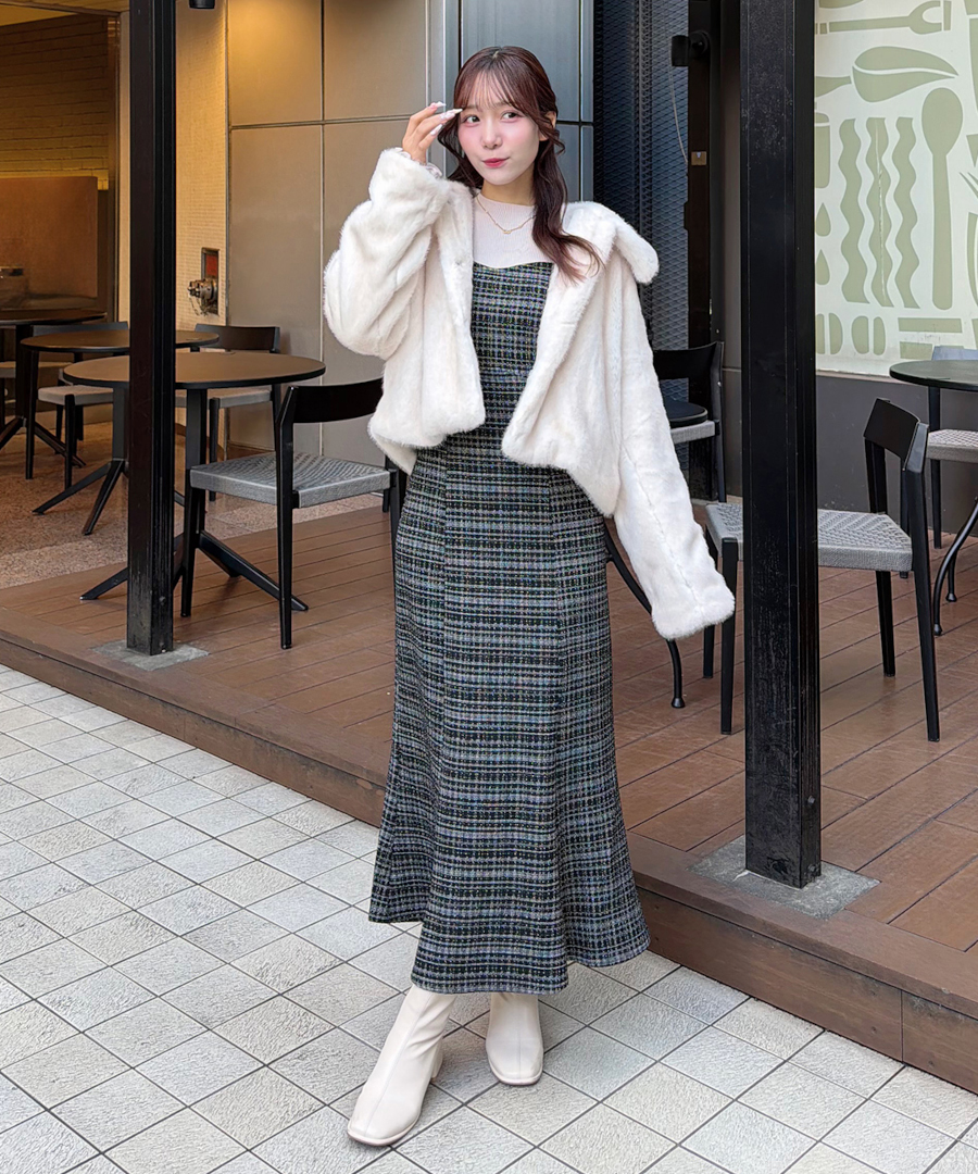 フェイクファーショートコート｜PETAL ONLINE（ペタルオンライン）