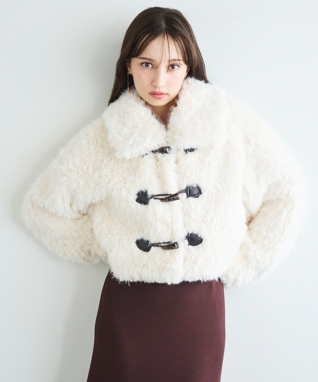 フェイクファーダッフルコート｜PETAL ONLINE（ペタルオンライン）