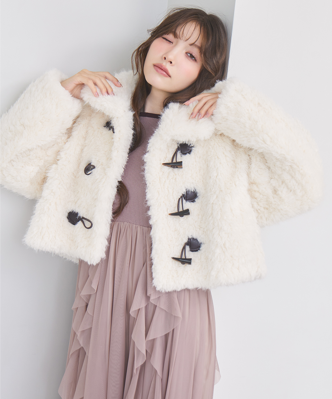 フェイクファーダッフルコート｜PETAL ONLINE（ペタルオンライン）