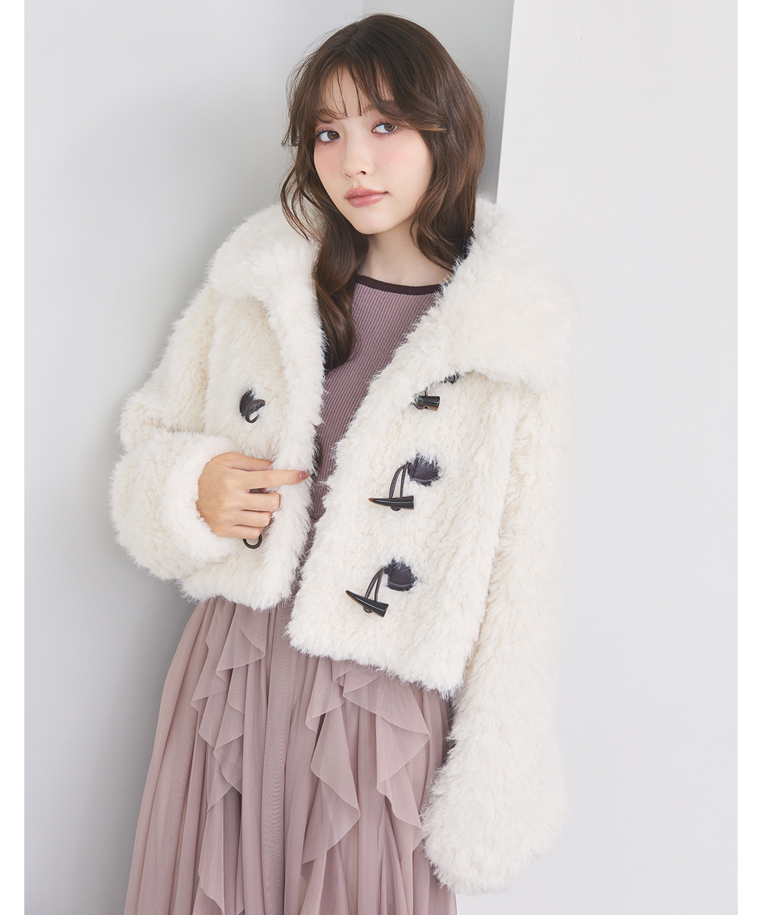 フェイクファーダッフルコート｜PETAL ONLINE（ペタルオンライン）