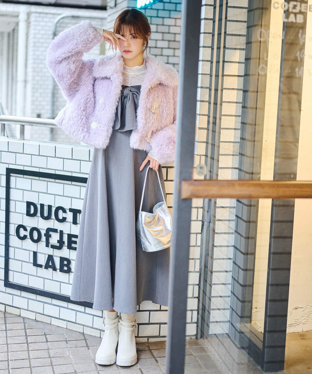 フェイクファーダッフルコート｜PETAL ONLINE（ペタルオンライン）