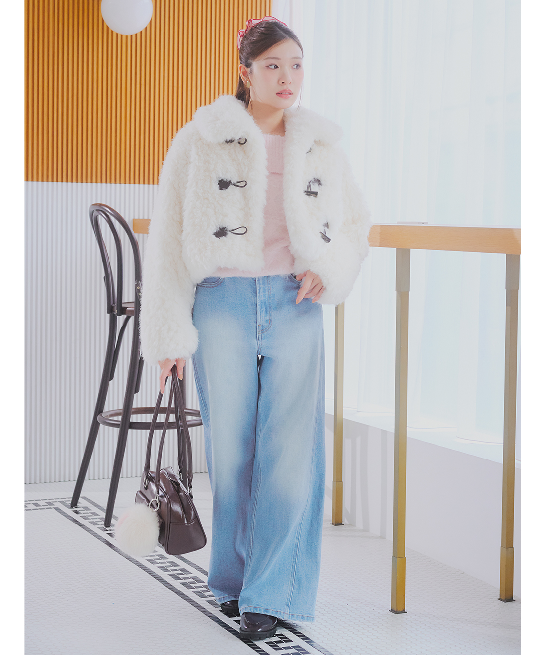 フェイクファーダッフルコート｜PETAL ONLINE（ペタルオンライン）