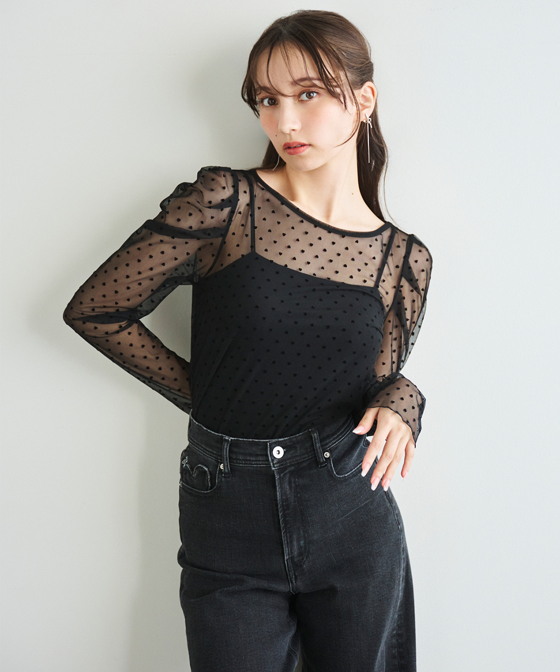 リリアンカラット　シアーレイヤードチューリップスカート リリアンカラット シアーレイヤードチューリップスカート