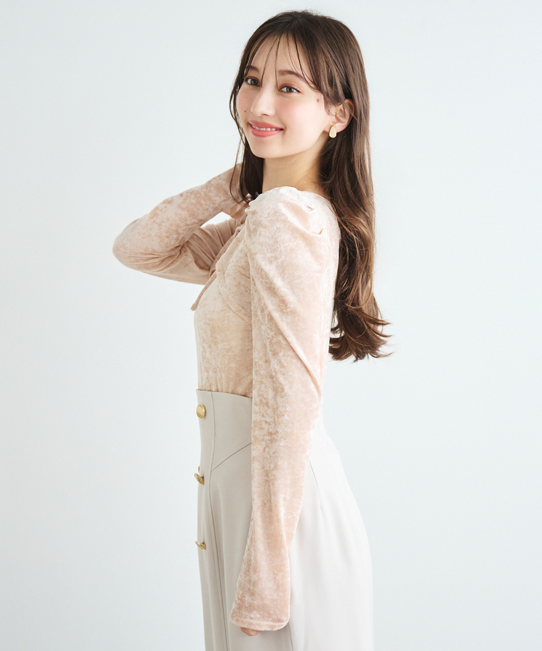 シアーベロア2WAYトップス｜PETAL ONLINE（ペタルオンライン）