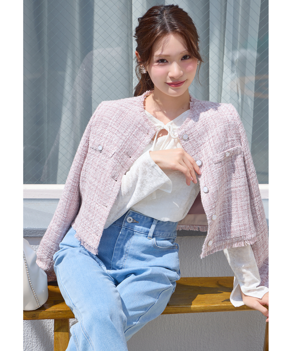 シアーベロア2WAYトップス｜PETAL ONLINE（ペタルオンライン）