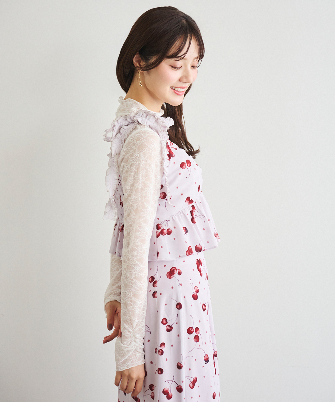 レースハイネックトップス｜PETAL ONLINE（ペタルオンライン）