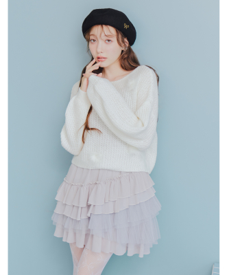 ティアードミニキャミワンピース