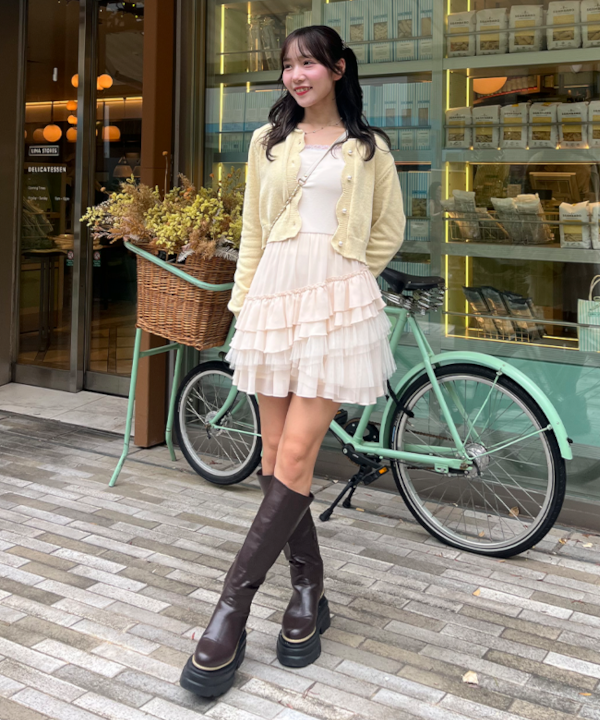 ティアードミニキャミワンピース WEEKEND SALE対象品番】ティアードミニキャミワンピース｜PETAL ONLINE