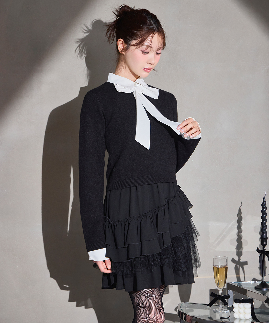 ティアードミニキャミワンピース｜PETAL ONLINE（ペタルオンライン）