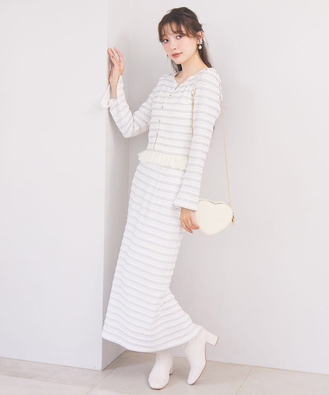 A-KRIS ベージュ タイトスカート 特価】【ログインで30％OFF】Oggiコラボ ロングタイトスカート