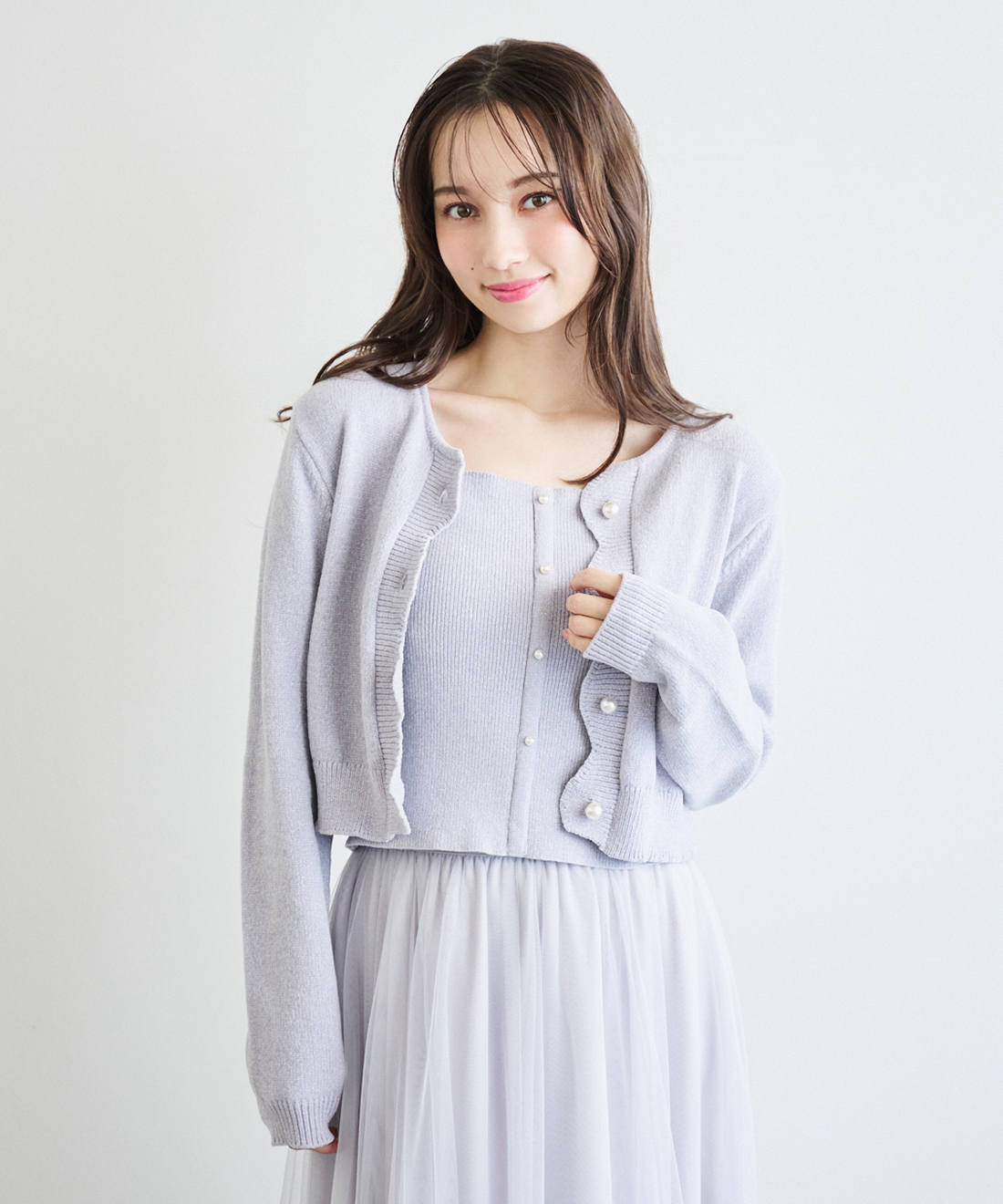 モールヤーンスカラップデザインアンサンブル｜PETAL ONLINE（ペタル