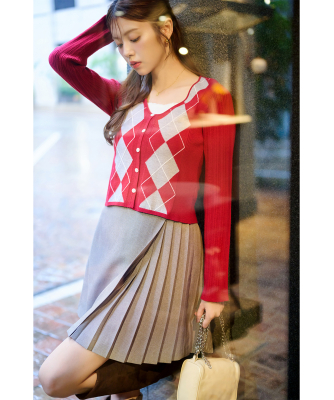 アーガイルニット