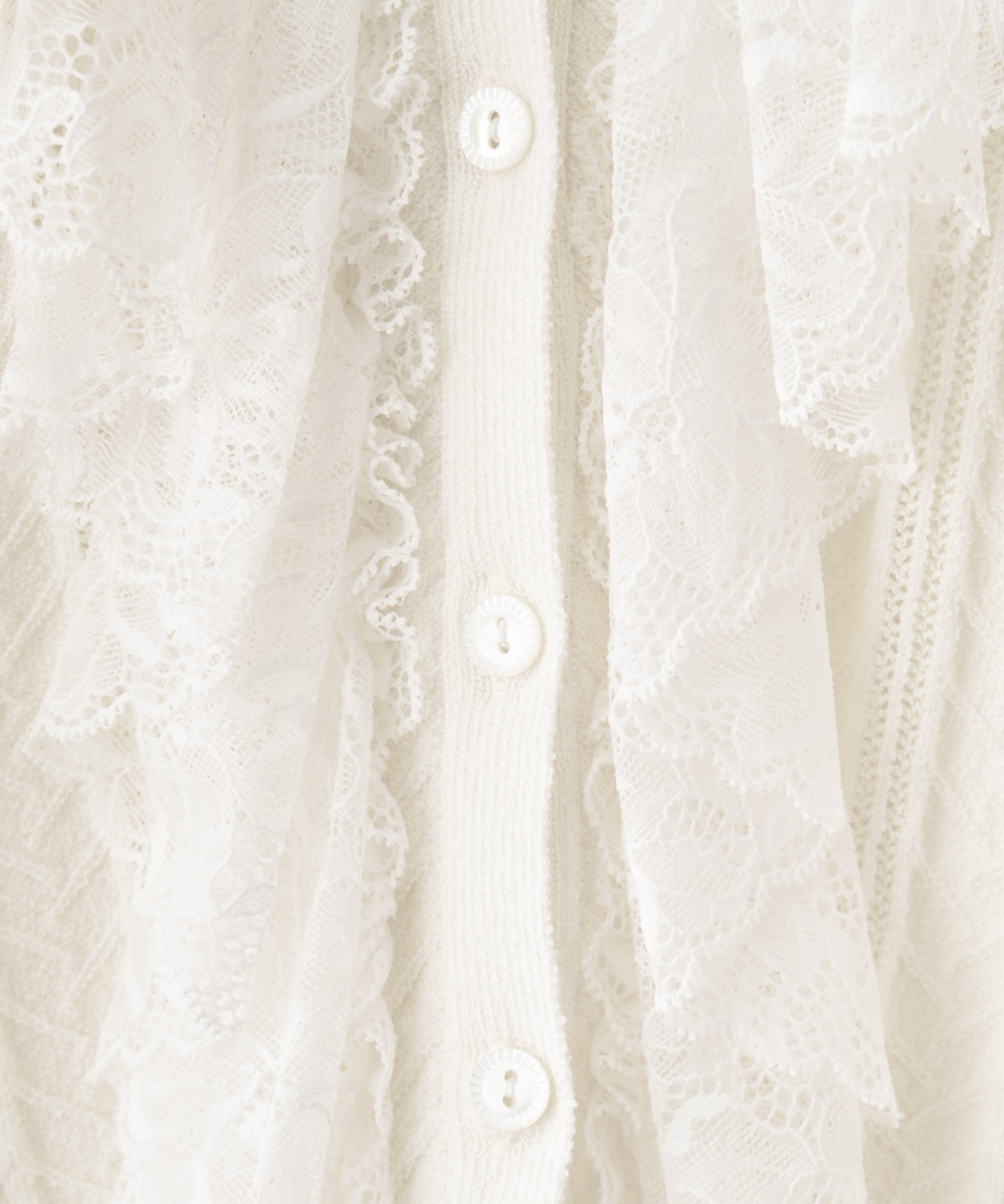 レースフリルドッキングニット｜PETAL ONLINE（ペタルオンライン）