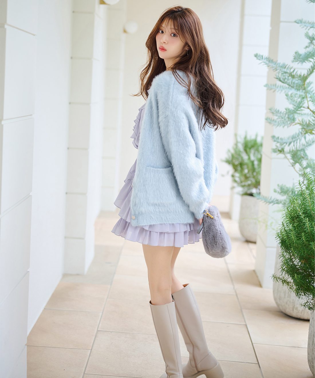 シャギーニットカーディガン｜PETAL ONLINE（ペタルオンライン）