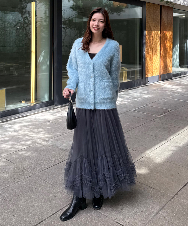 シャギーニットカーディガン｜PETAL ONLINE（ペタルオンライン）