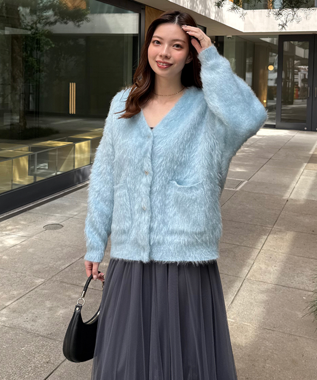 シャギーニットカーディガン｜PETAL ONLINE（ペタルオンライン）