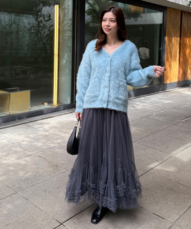 シャギーニットカーディガン｜PETAL ONLINE（ペタルオンライン）