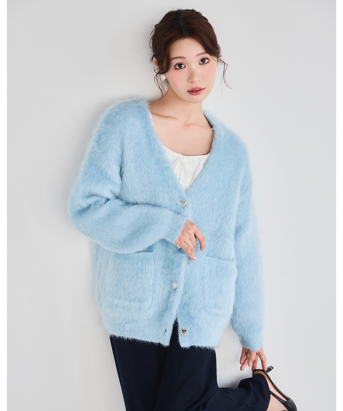 シャギーニットカーディガン｜PETAL ONLINE（ペタルオンライン）