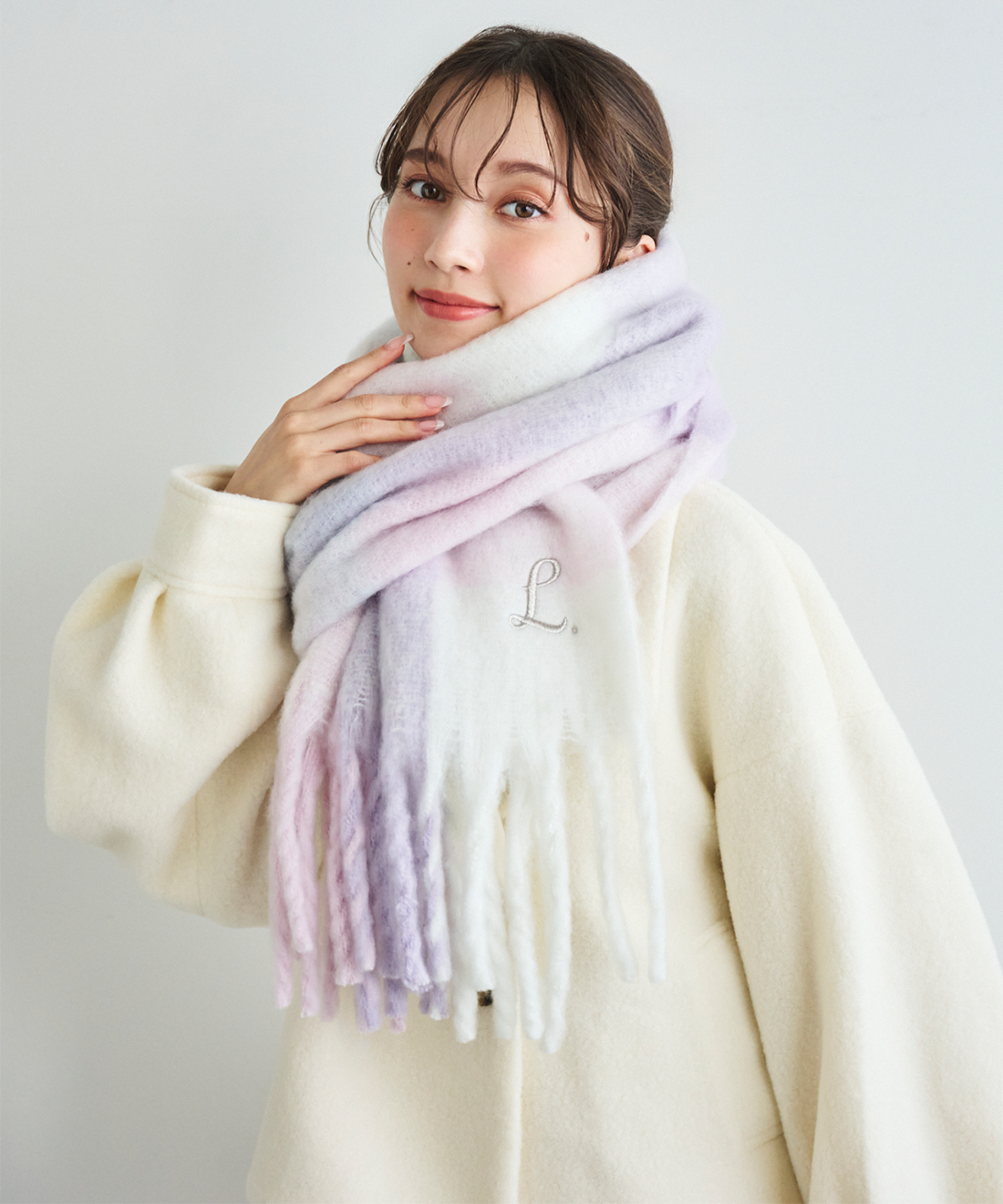 ロゴ刺繍バルキーストール｜PETAL ONLINE（ペタルオンライン）