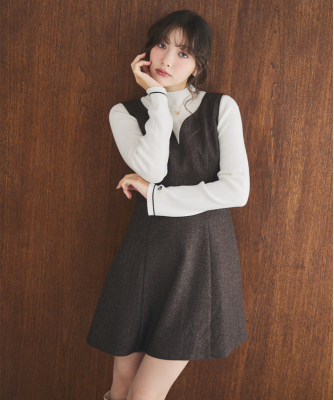 ハートネックミニジャンスカ