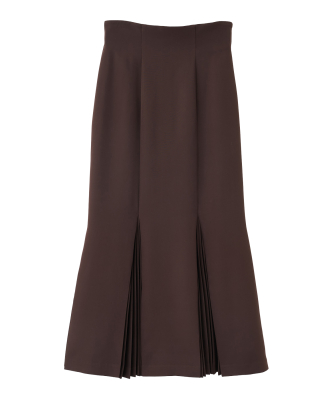 プリーツデザインマーメイドスカート