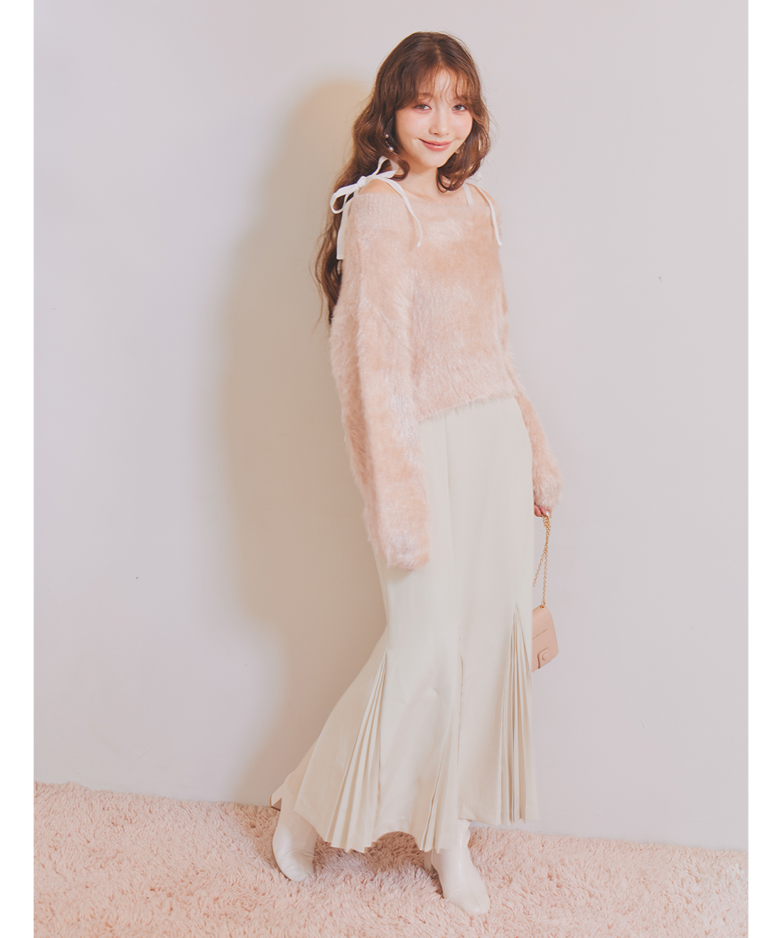 プリーツデザインマーメイドスカート｜PETAL ONLINE（ペタルオンライン）