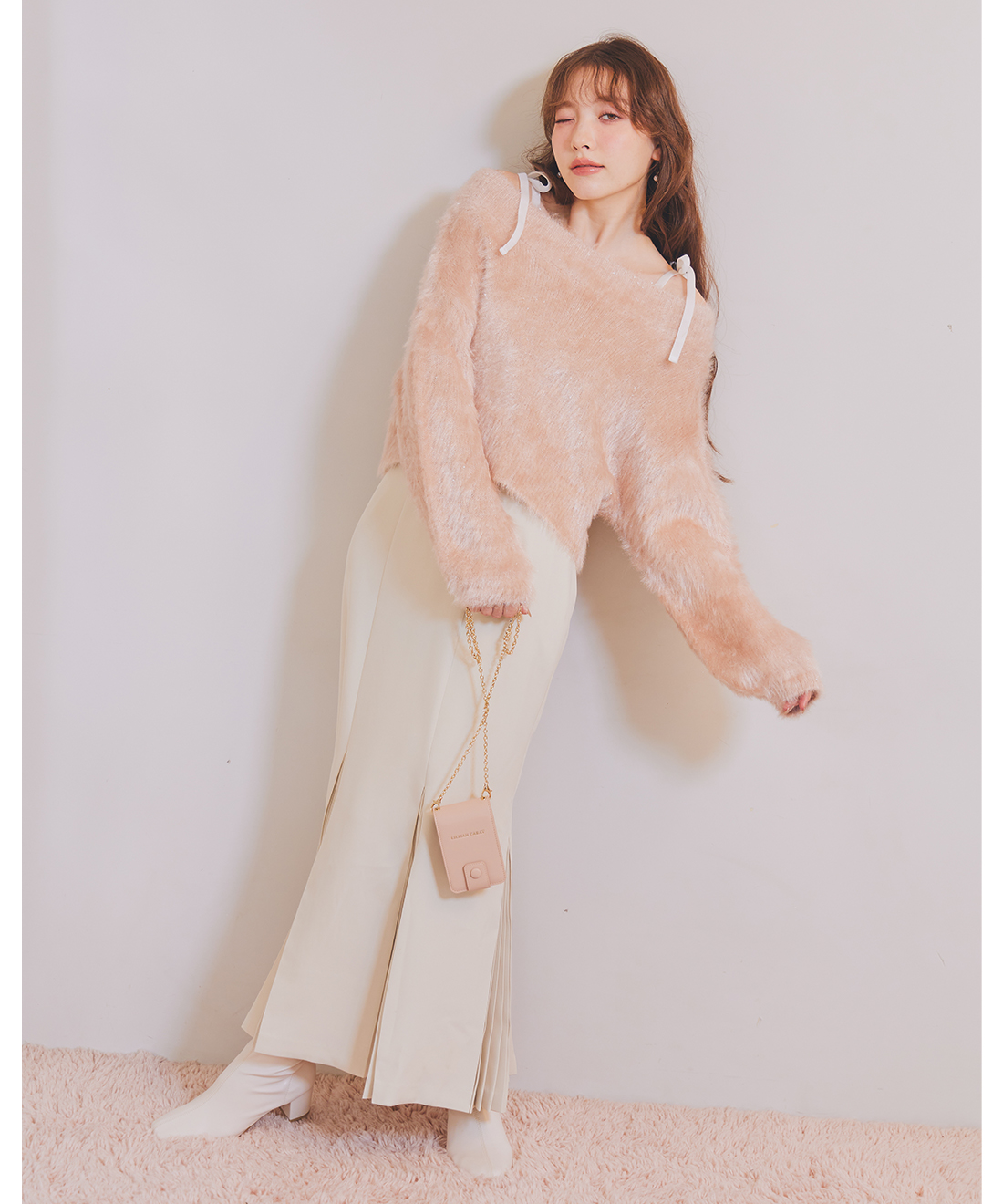 プリーツデザインマーメイドスカート｜PETAL ONLINE（ペタルオンライン）