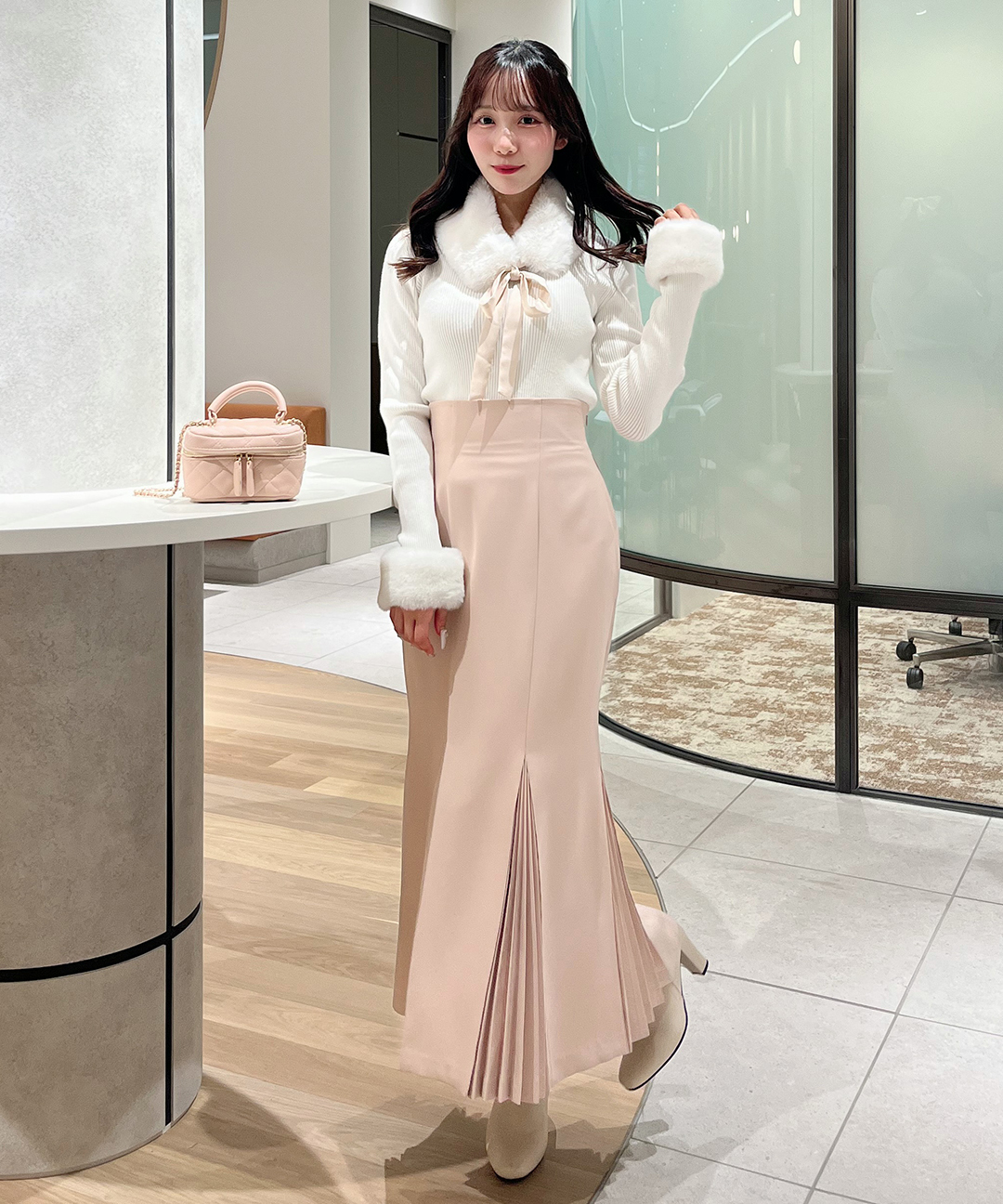 プリーツデザインマーメイドスカート｜PETAL ONLINE（ペタルオンライン）