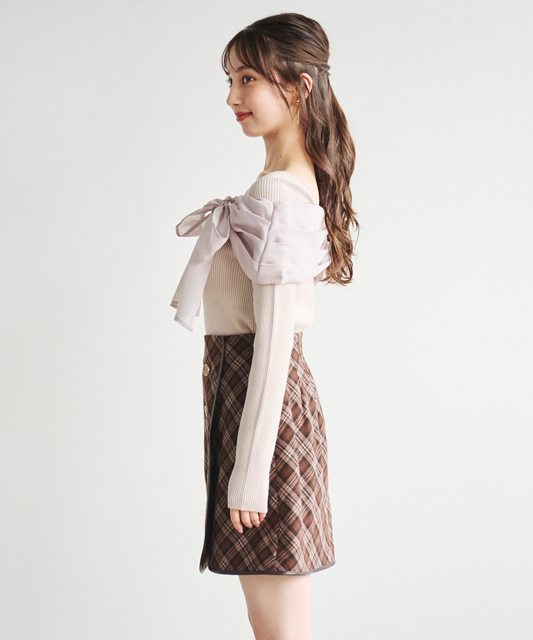 チェック柄ミニスカショ｜PETAL ONLINE（ペタルオンライン）