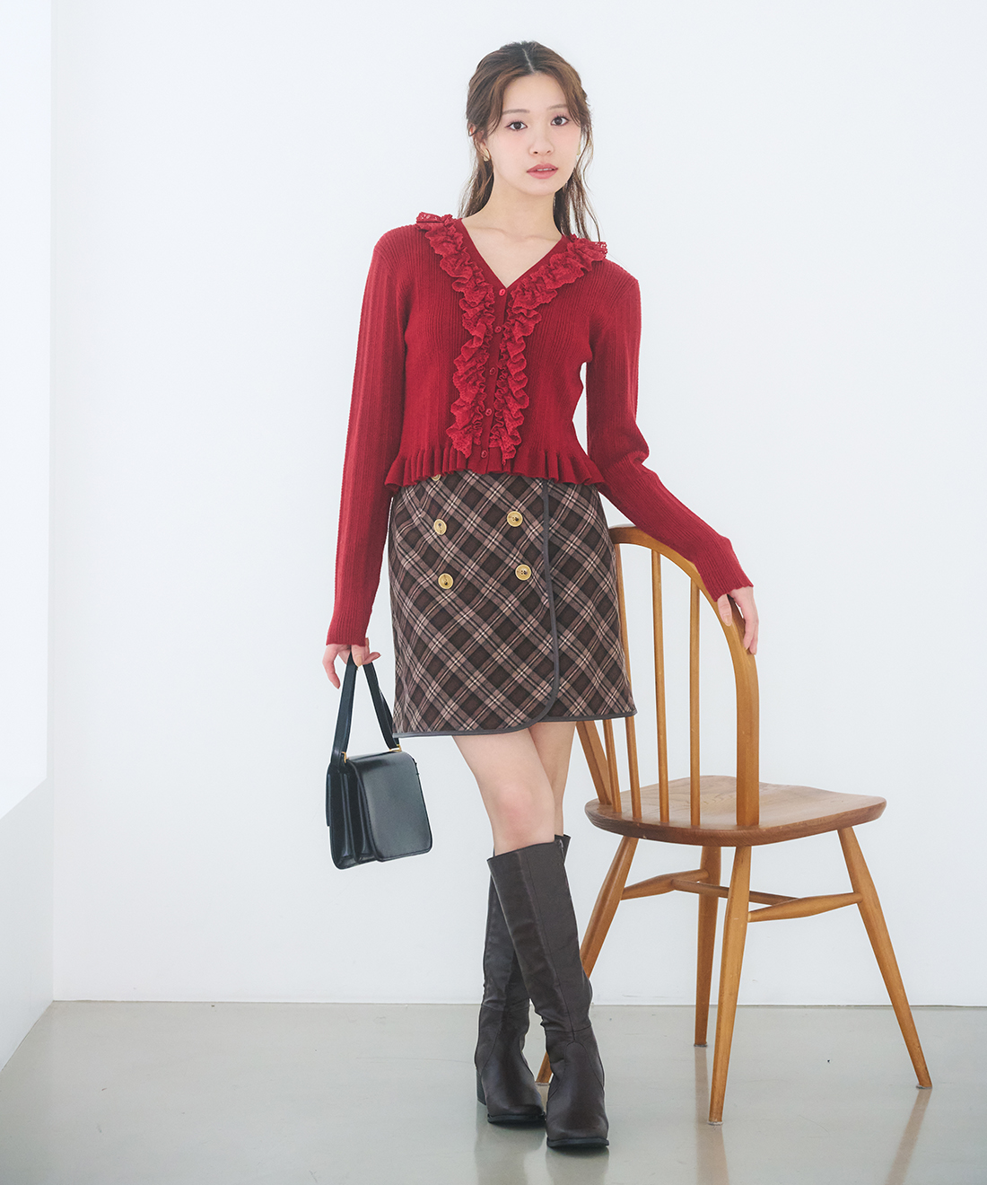 チェック柄ミニスカショ｜PETAL ONLINE（ペタルオンライン）