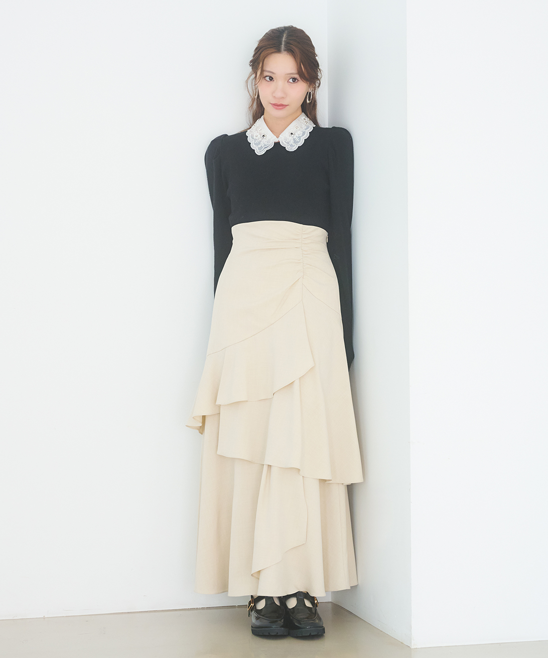ハイウエストティアードスカート｜PETAL ONLINE（ペタルオンライン）