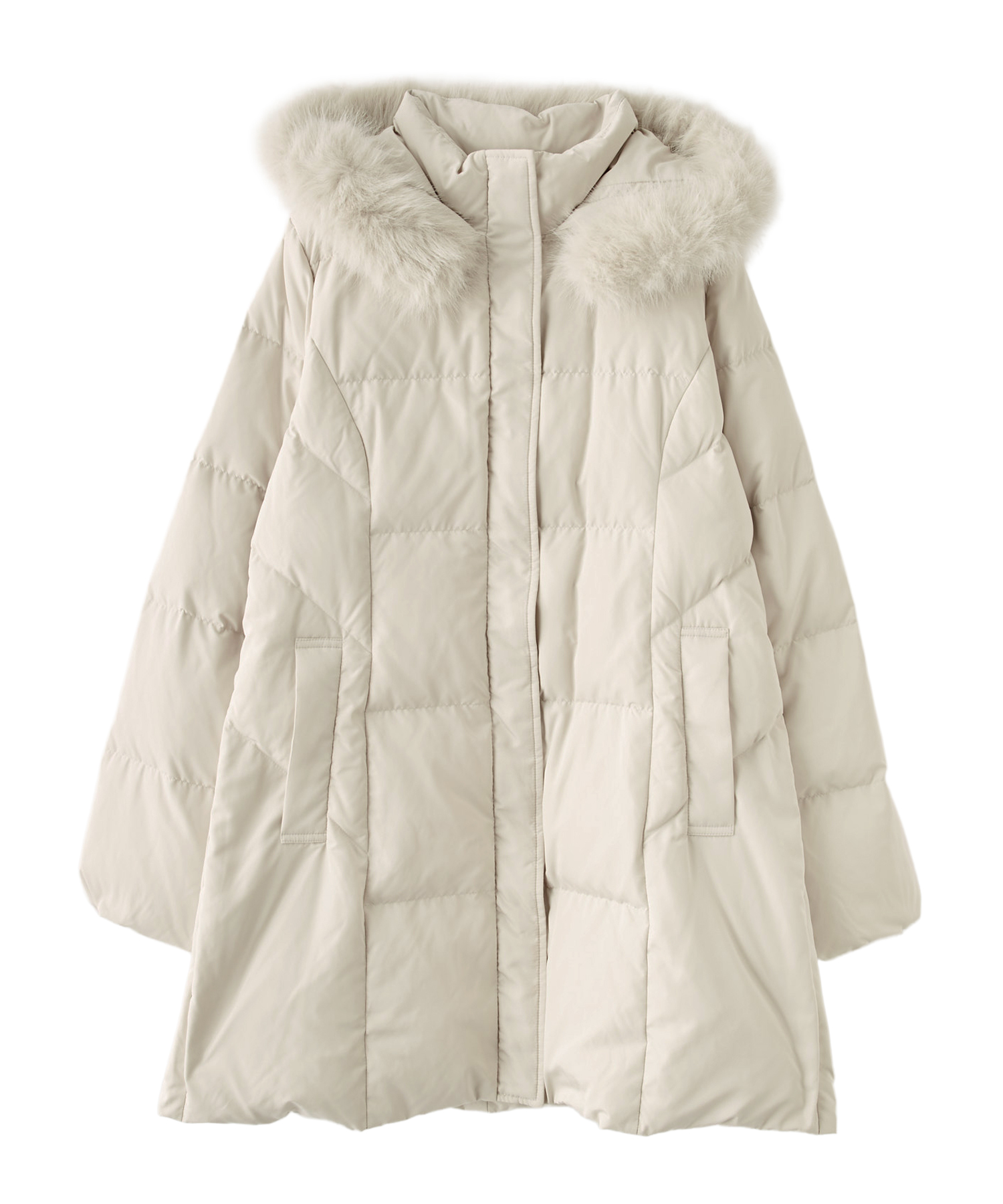 LILLIAN CARAT フェイクファードレスダウン LILLIAN CARAT フェイクファードレスダウン