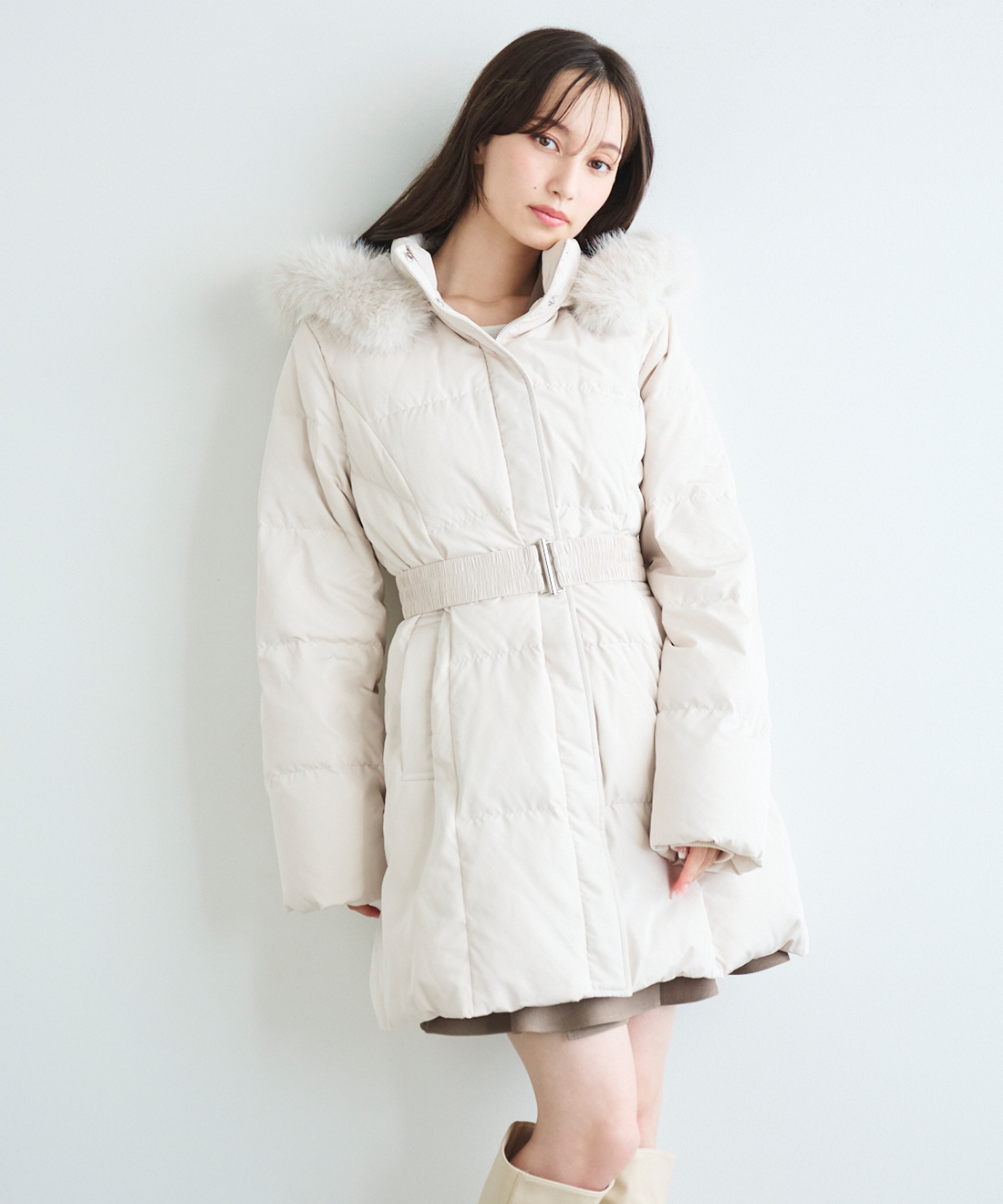 フェイクファーミドルダウン｜PETAL ONLINE（ペタルオンライン）