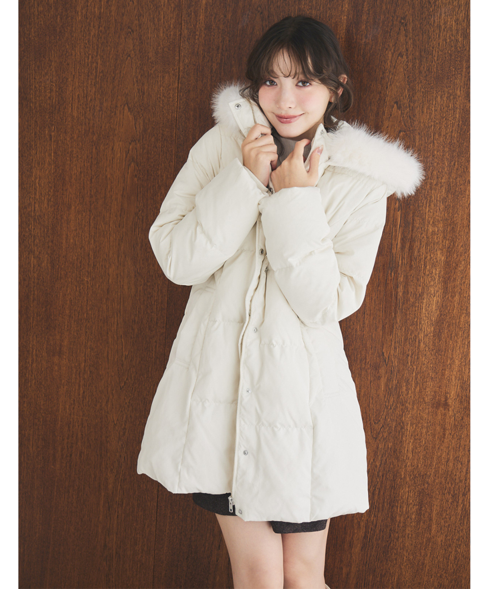 フェイクファーミドルダウン｜PETAL ONLINE（ペタルオンライン）