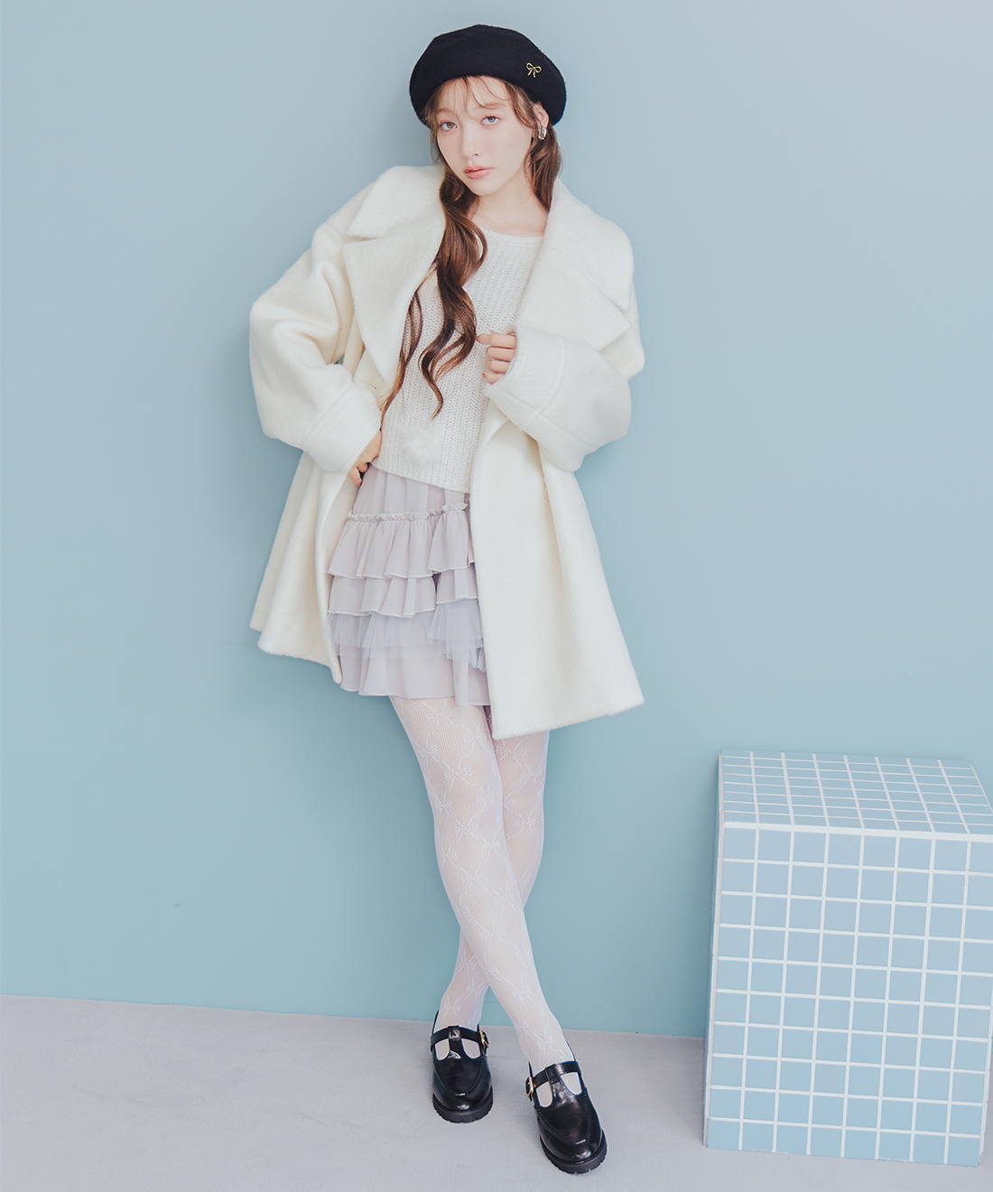 【みかん】新品未使用 LILLIAN CARAT シャギーミドルコート シャギーミドルコート｜PETAL ONLINE（ペタルオンライン）