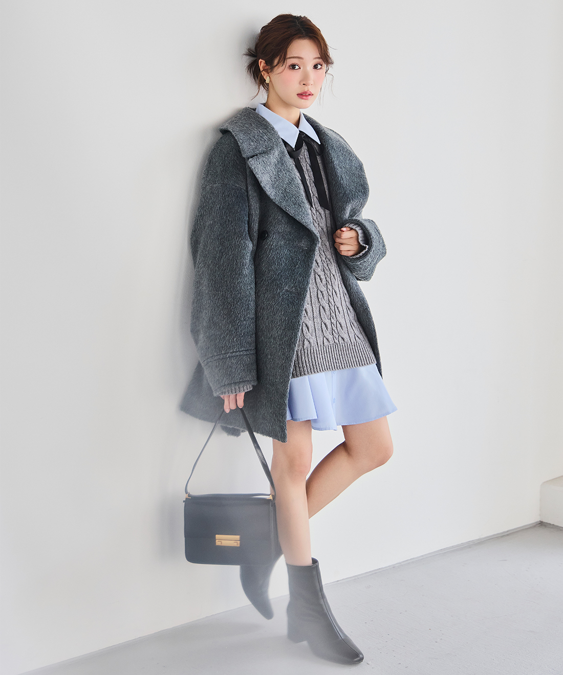 【みかん】新品未使用 LILLIAN CARAT シャギーミドルコート シャギーミドルコート｜PETAL ONLINE（ペタルオンライン）